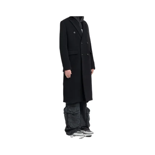 Double-Breasted Long Coat