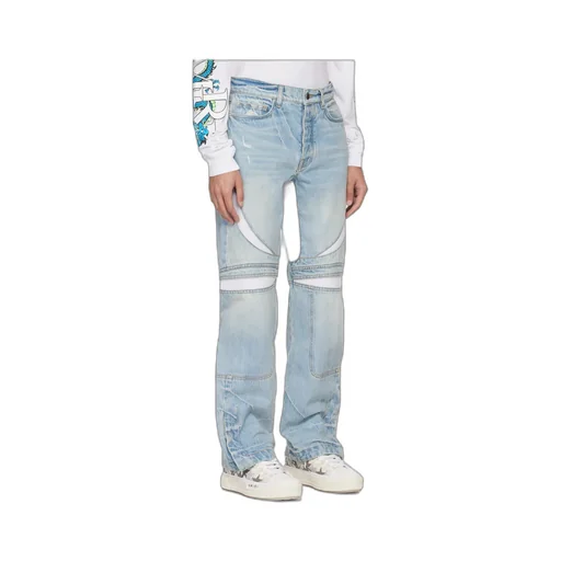 Patch Denim Pants