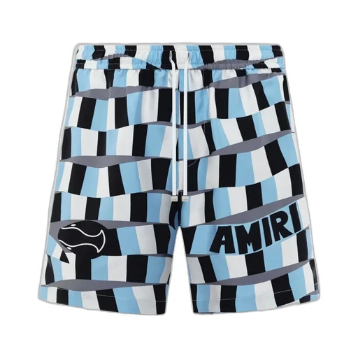 Checked Print Shorts