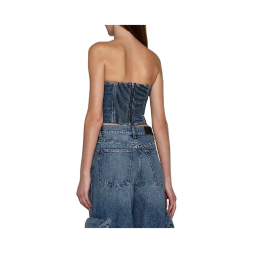 Zipper Denim Vest