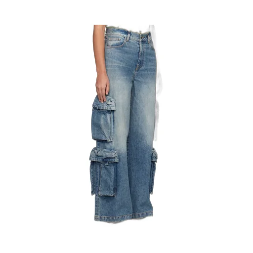 Belt Ring Denim Trousers