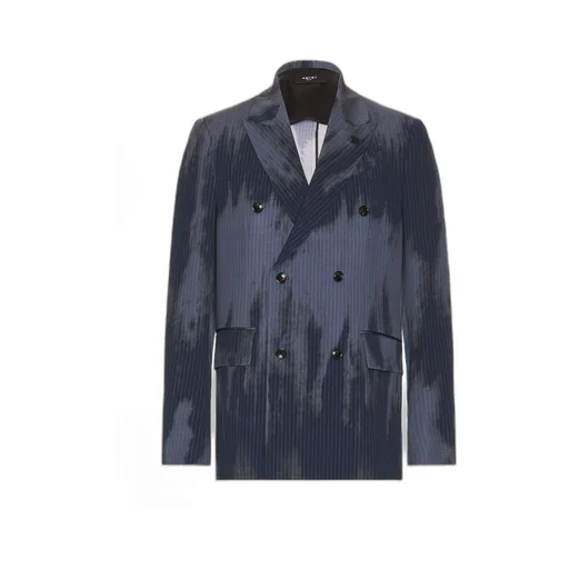 Faded Double-Breasted Blazer