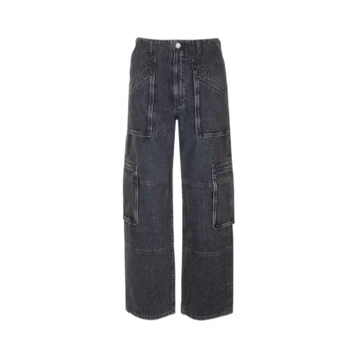 Belt Ring Denim Trousers