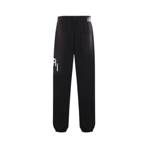 Logo Patch Straight Leg Pants