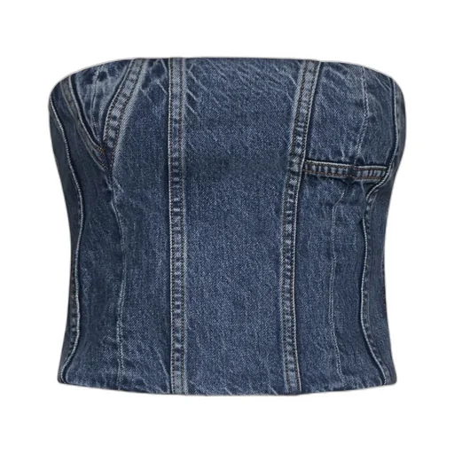Zipper Denim Vest