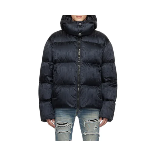 All-Over Logo Printed Padded Down Jacket