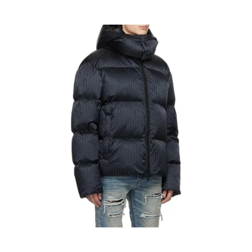 All-Over Logo Printed Padded Down Jacket