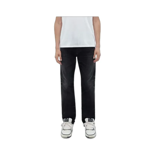 Release Hem Straight-Leg Jeans