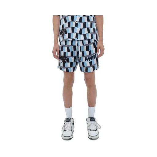 Checked Print Shorts