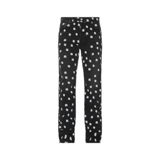 Ma Paisley-Print Straight-Leg Jeans