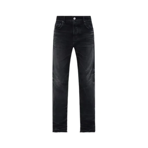 Release Hem Straight-Leg Jeans