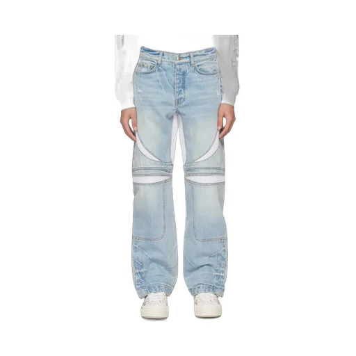 Patch Denim Pants