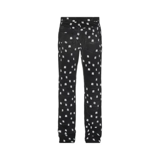 Ma Paisley-Print Straight-Leg Jeans