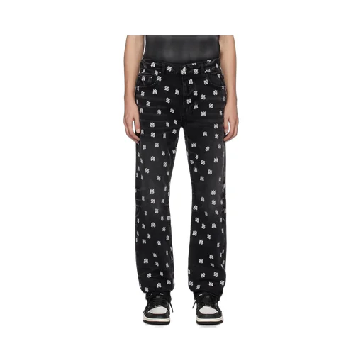 Ma Paisley-Print Straight-Leg Jeans