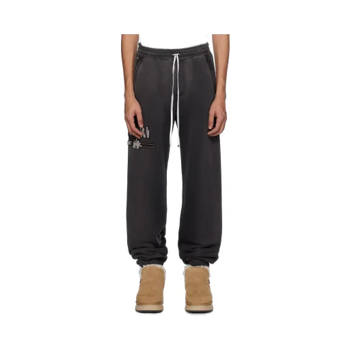 Logo Patch Drawstring Sweatpants