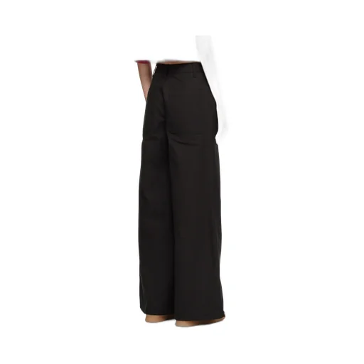 Wide-Leg Cotton Trousers