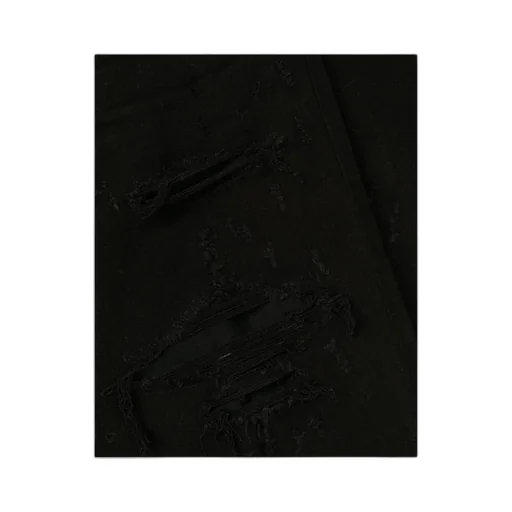 Ripped-Knee Logo-Print Skinny Jeans