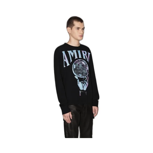 Logo-Print Crew Neck Jumper