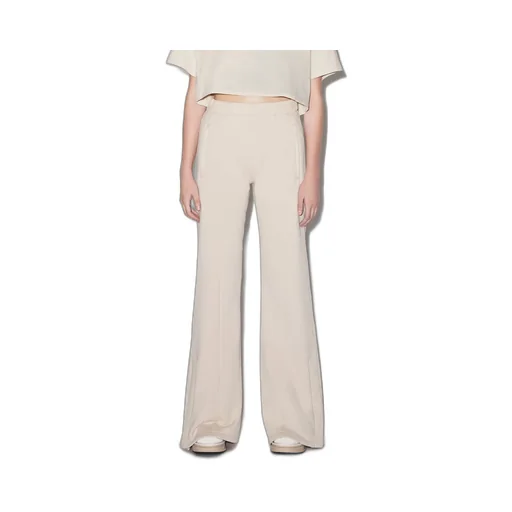 Flared-Leg Jersey Trousers