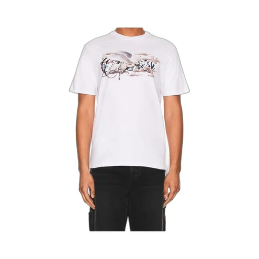 Pegasus Script Logo Cotton T-Shirt