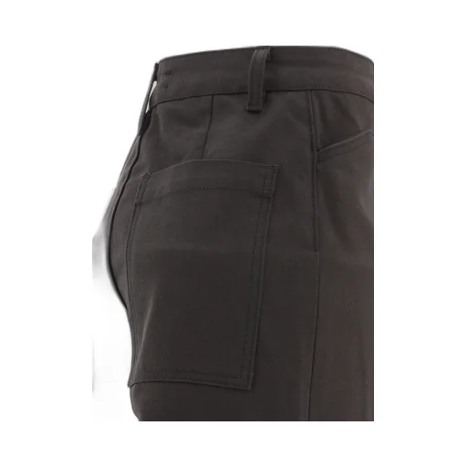 Wide-Leg Cotton Trousers