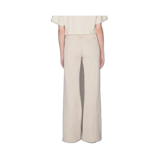 Flared-Leg Jersey Trousers