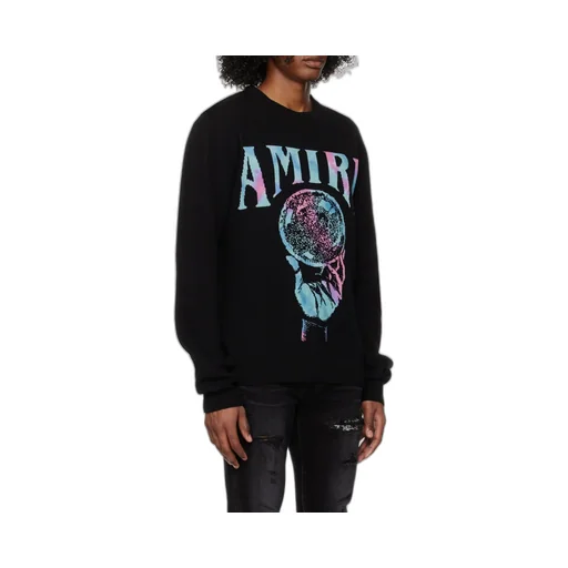 Logo-Print Crew Neck Jumper