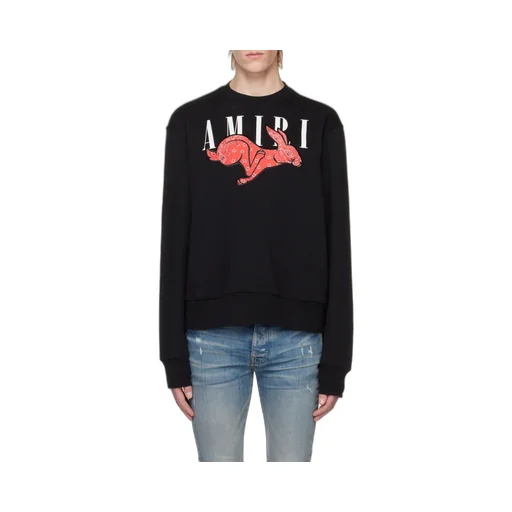 Appliqué Detail Logo-Print Sweatshirt