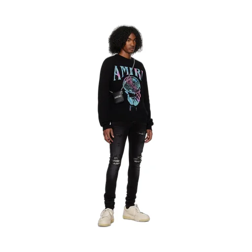 Logo-Print Crew Neck Jumper