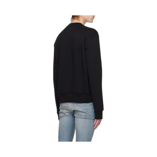 Appliqué Detail Logo-Print Sweatshirt