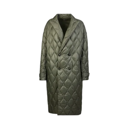 Double-Breasted Quilted Coat
