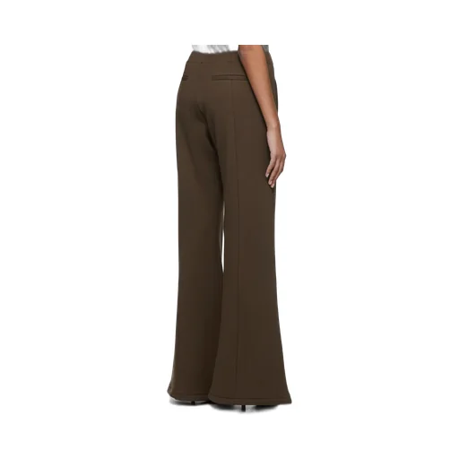 High-Waisted Wide Leg Track Trousers