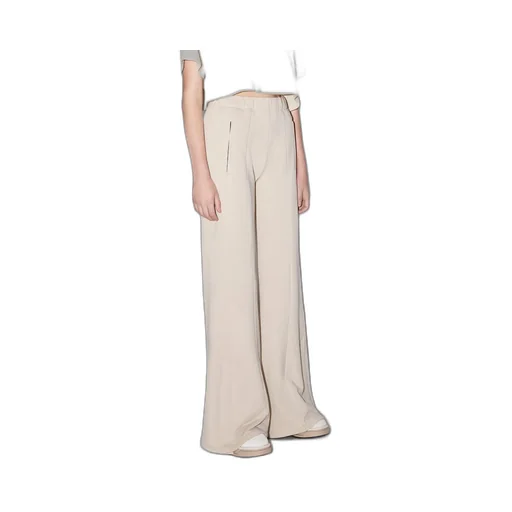 Flared-Leg Jersey Trousers