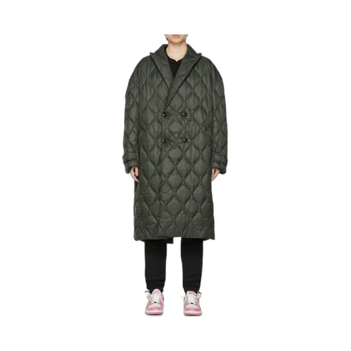 Double-Breasted Quilted Coat