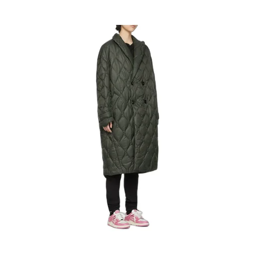 Double-Breasted Quilted Coat