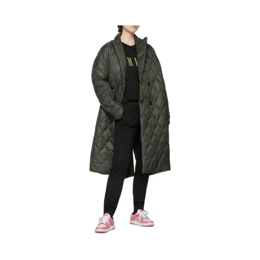 Double-Breasted Quilted Coat