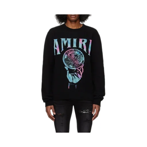 Logo-Print Crew Neck Jumper