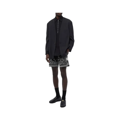 Bandana-Print Track Shorts