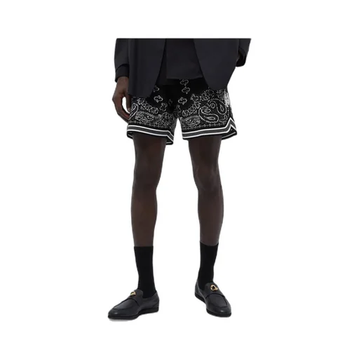 Bandana-Print Track Shorts