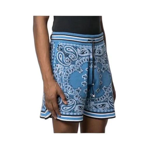 B-Ball Bandana-Print Shorts