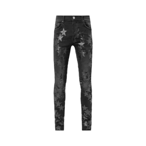 Ripped-Detail Skinny Jeans