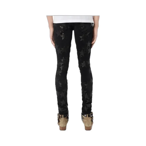 Ripped-Detail Skinny Jeans