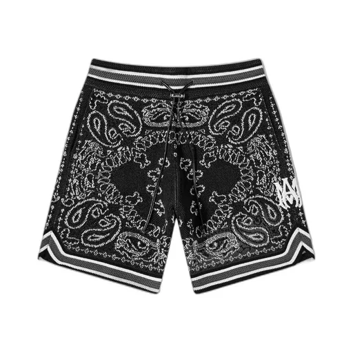 Bandana-Print Track Shorts