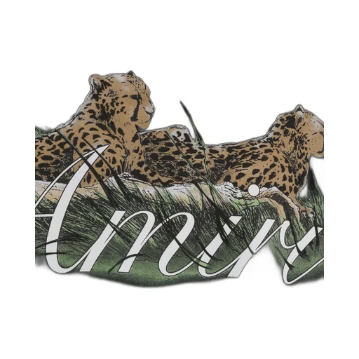 Cheetah Logo-Print T-Shirt