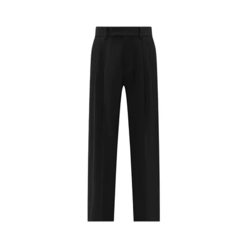 Logo Patch Tapered Leg Trousers