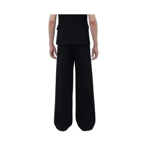 Logo Patch Tapered Leg Trousers