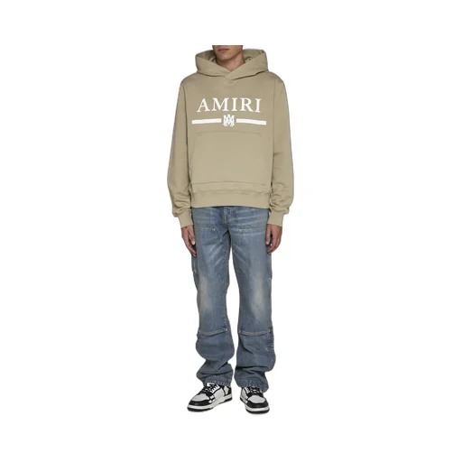 M.A. Bar Logo-Print Cotton Hoodie