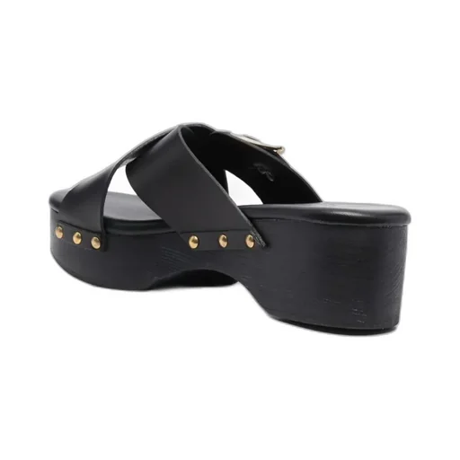 Logo Buckle Sandals