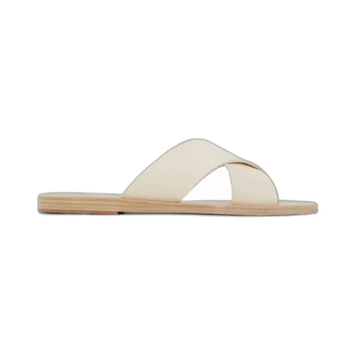 Thais Flat Leather Sandals