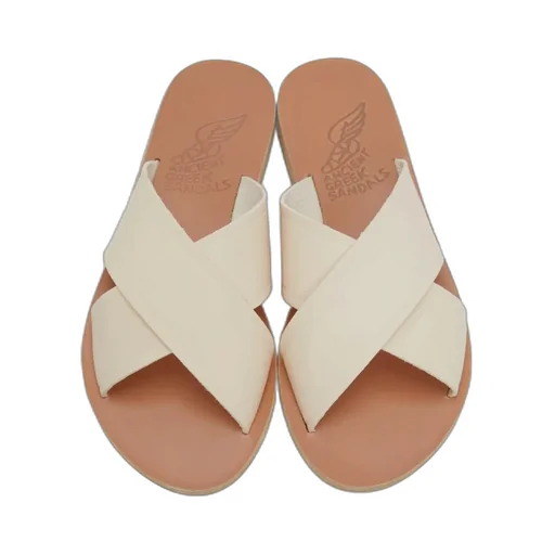 Thais Flat Leather Sandals